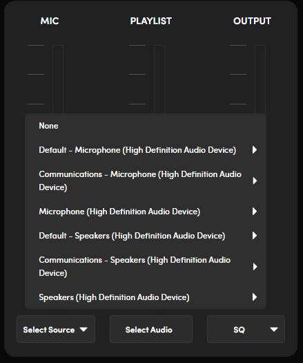 Audio Input